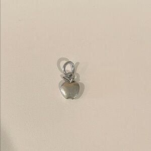 Origami Owl Silver Apple Dangle Pendant
